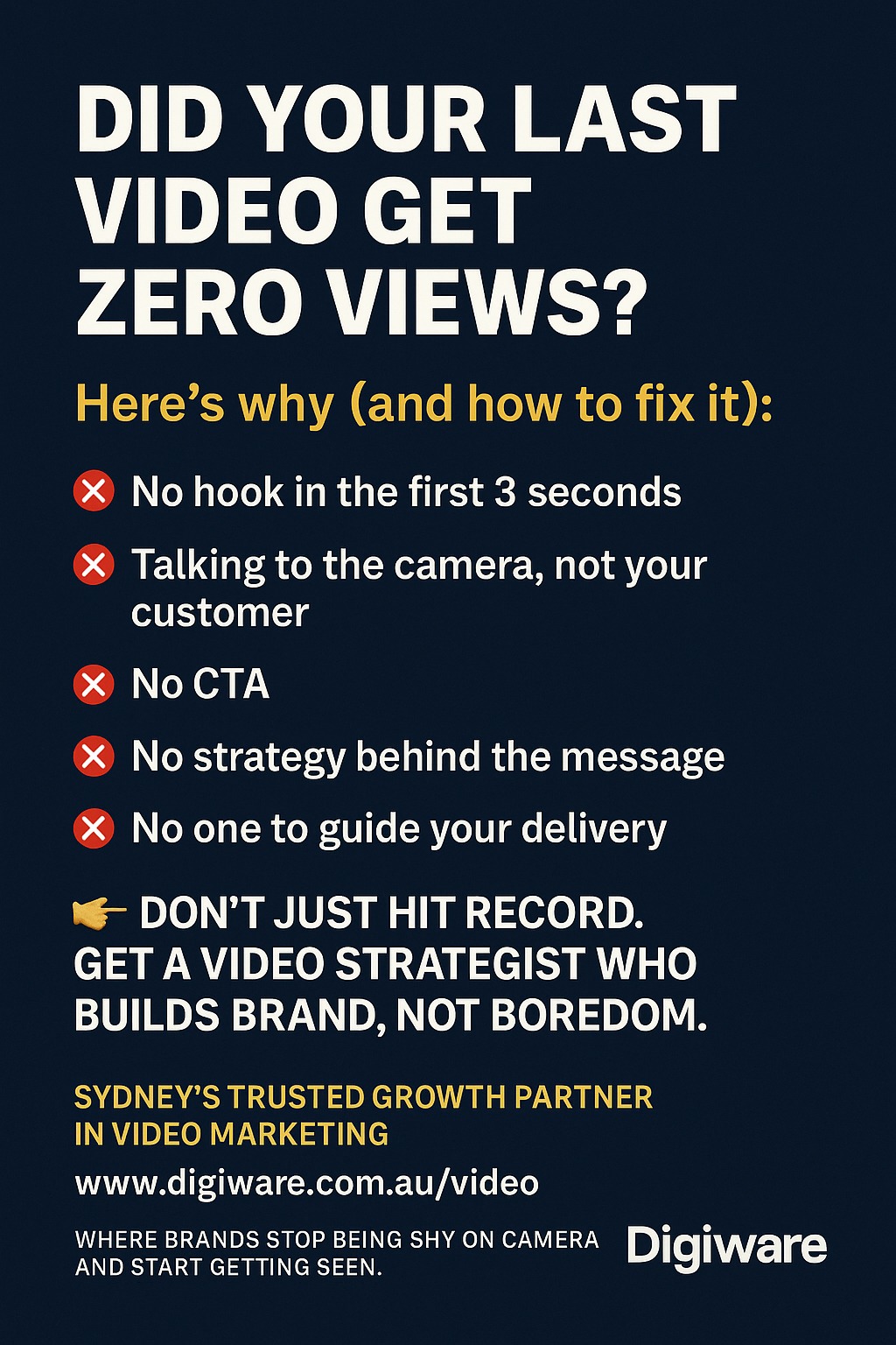 Zero Views Why Your Last Video Got Zero Views (And What to Fix Before You Film ...